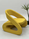 AA Sculptural Lounge Chair with Integrated Upholstered Structure