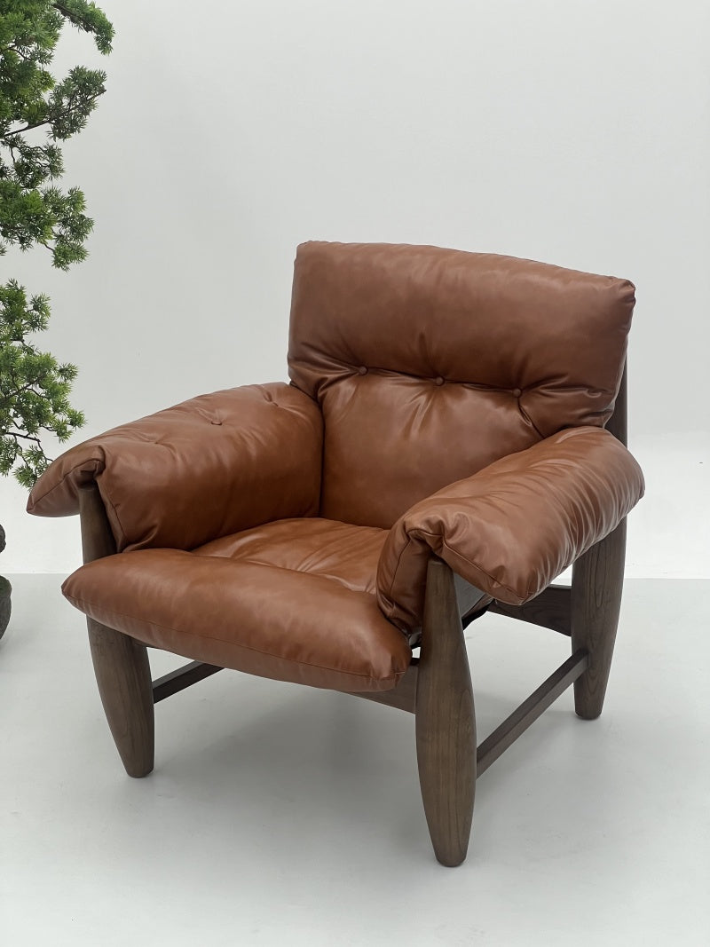 Hunting Chair ¨C Solid Wood Upholstered Lounge Chair for Wholesale and OEM Programs