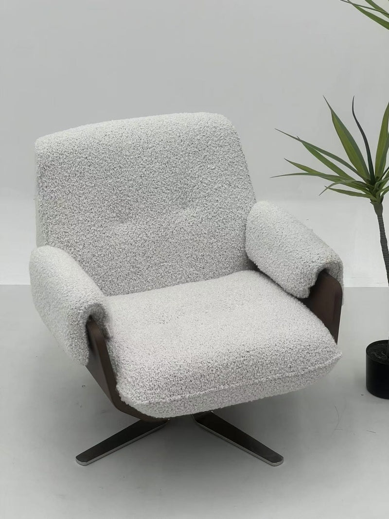 Swivel Upholstered Lounge Armchair for Wholesale & Commercial Use
