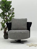 Black Plum Blossom Chair ¨C Upholstered Lounge Chair for Wholesale & Project Supply