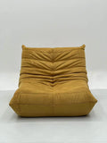 Mustard Yellow Quilted Lounge Chair ¨C Luxurious Modern Accent Seating for Boutique Hotels & Commercial Spaces